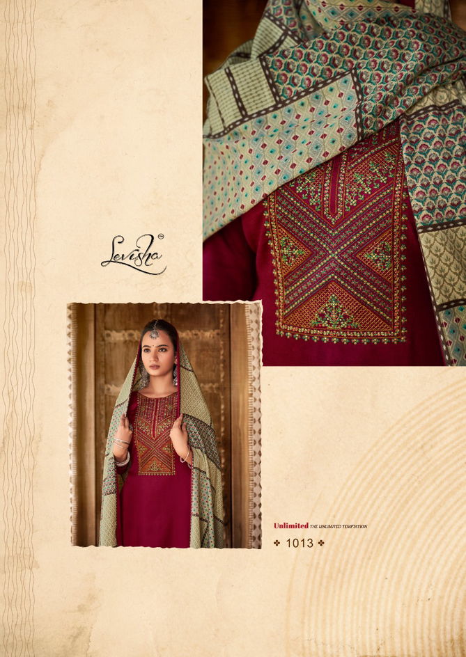 Naziya By Levisha Heavy Pashmina Dress Material Catalog